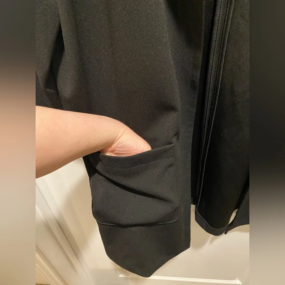 New York & Company Women's Plus Size Black Jacket Blazer - 3/4 Sleeve - Picture 4 of 7